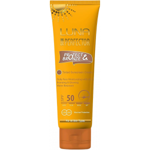 LUNA SUN PERFECTOR — PROTECT & BRONZE SPF 50+ TINTED SUNSCREEN CREAM 130 ML